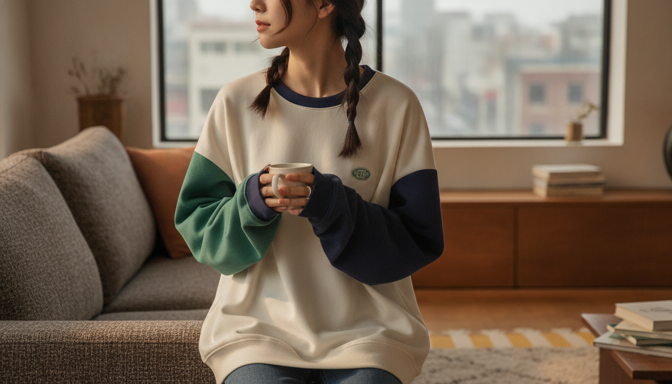 Oversized Crew Neck Sweatshirt: Fit, Style & Care